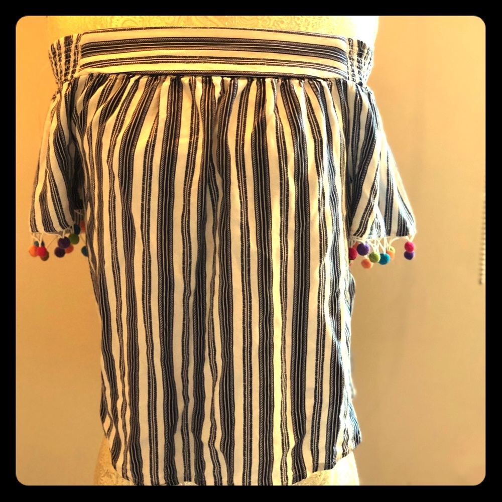 Off the shoulder shirt